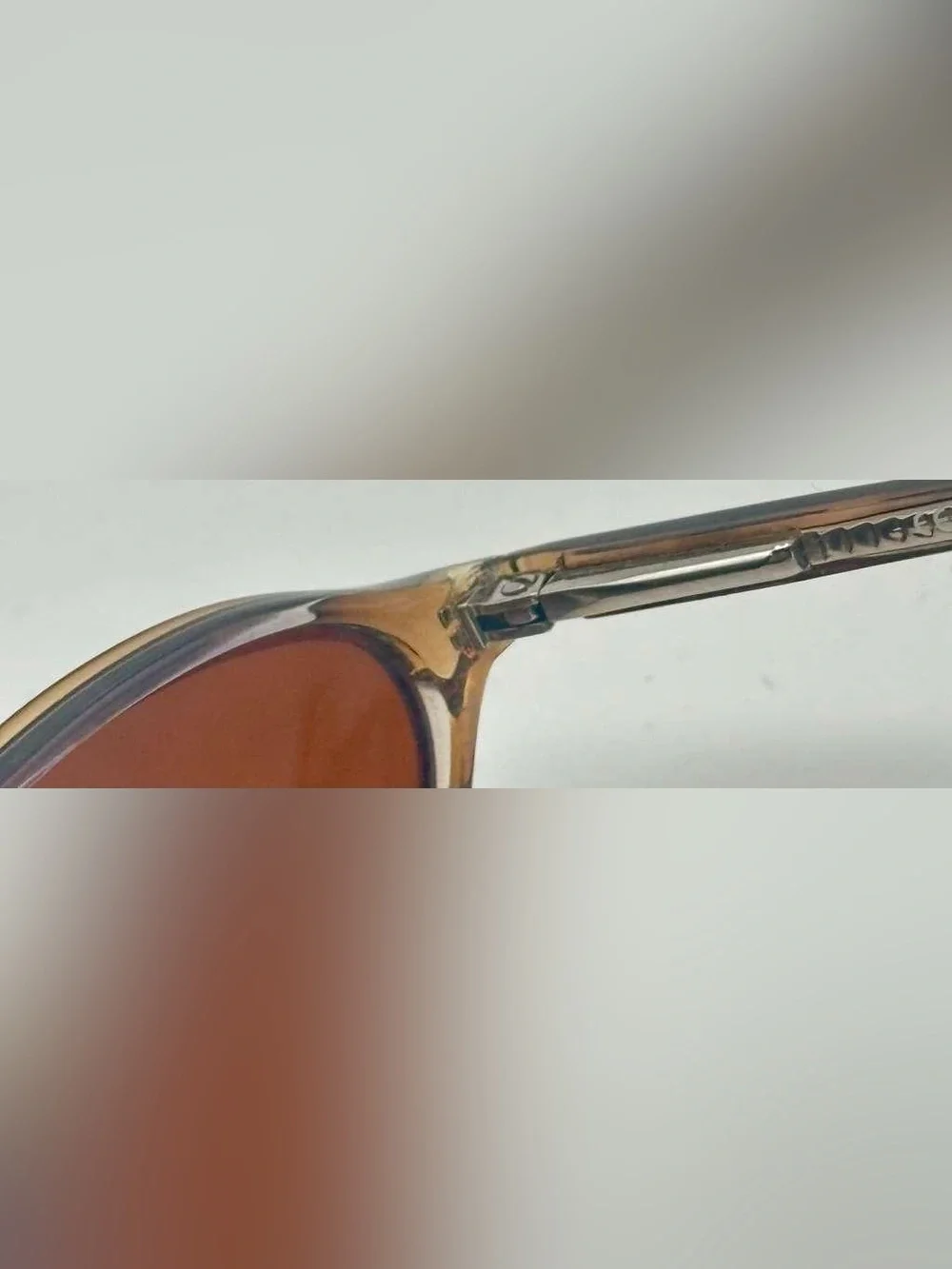 Guess GU1148 Brown Translucent Oval Sunglasses Frames Only
